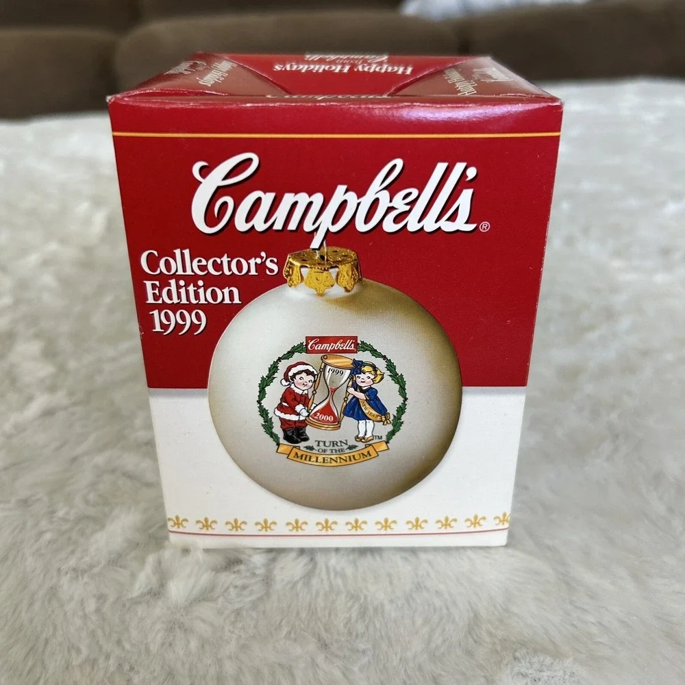 Campbell's Soup Kids 1999 Collector's Edition Christmas‎ Ornament Millennium Y2K